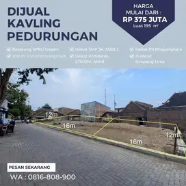 Tanah semarang timur pedurungan dekat MAJT Simpanglima Jalan lebar