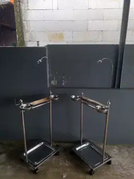 (BARU) Tangkringan Stainless Steel Burung Parrot