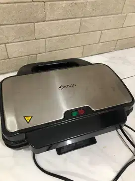 Pemanggang listrik sandwich toaster roti daging low watt KIRIN