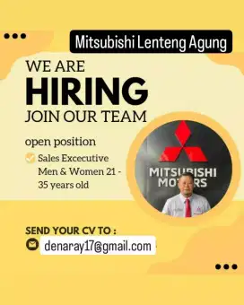 WALK IN INTERVIEW SALESMAN MITSUBISHI