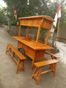 Gerobak Angkringan jg Melayani Pesanan Grobak Bakso Mie Bubur Sate dlL
