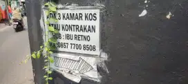 Kosan/Kontrakan kamar strtegis dkt stasiun Buaran & kawasan Industri