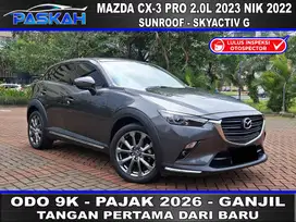 SUNROOF Pajak=2026 BUNGA=5,5% Odo=9k Mazda CX3 PRO 2.0L 2023 CX3 2023