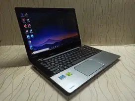 Laptop kuliahan.. Toshiba Satelite S40-A Core i3/8GB/128 GB/dual Vga
