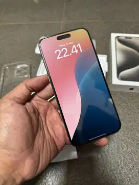 Iphone 15 Pro Max 256Gb Fullset Ex ibox Mulus Murah