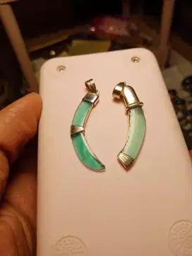 Liontin Perak Batu Bacan Bacan Kristal