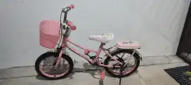 Sepeda anak cewe perempuan pink