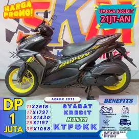 FREE PAJAK PANJANG DP 1JT YAMAHA AEROX 2021