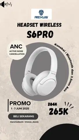 Headset rexus S6pro