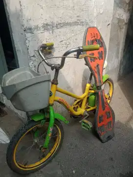 sepeda polygon bonus waveboard/barter