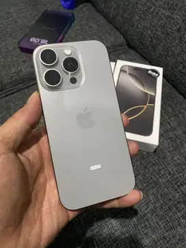 Iphone 16 pro 128 iBox 1 bulan pakai like new bisa TT