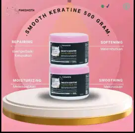 Smooth keratin hair