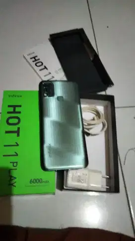 Infinix Hot 11 Play ram 4/64 GB mulus lengkap
