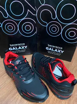 NEW: Jual Murah Banget Sepatu Bocorocco U. Galaxy 04 Nero Rosso Scuro