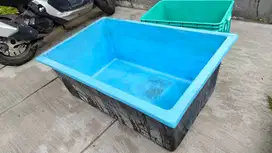Bak fiber dan bak plastik ada 6 unit jual cepat