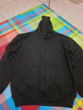 Hoodie polos hitam