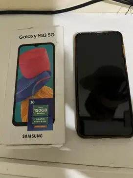 Dijual HP Samsung type M33 5G warna coklat