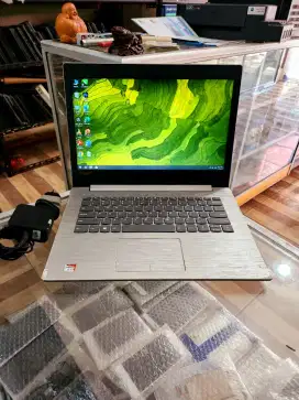 laptop lenovo amd A4 setara core i3. Ram 8Gb ssd 128Gb mantap sekali