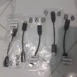 DISPLAY PORT TO HDMI + HDMI KABEL 1,5 MTR BARU