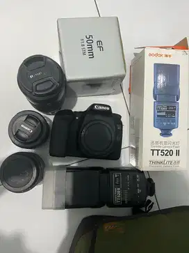 Jual kamera canon 7D full set