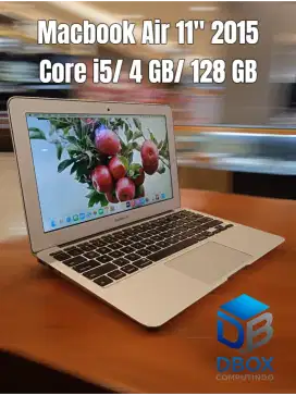 Macbook Air 11 2015 intel Core i5 RAM 4 GB/ SSD 128 GB