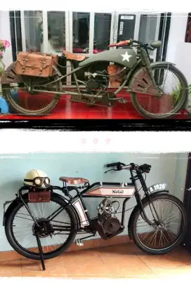 Sepeda lowrider motorized modif retro vintage antik jadul lawas