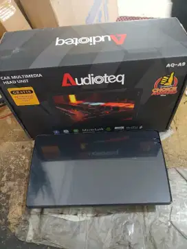 Tv android mobil 9 inci merek audioteq,harga unit saja