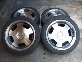 Velg Mobil Ring 16 HSR dan Ban Dunlop SP Sport LM704