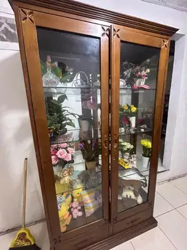Jual lemari buffet kaca