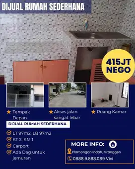 Plamongan Indah RUMAH HUNIAN JUAL CEPAT!
