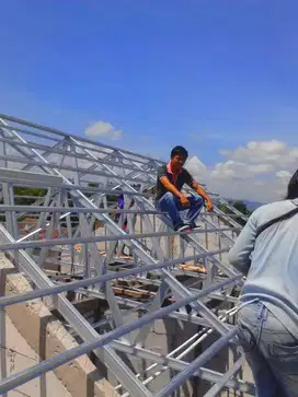 Bongkar Renovasi Atap Lapuk Dgn Baja Ringan Pasti Awet Anti Lapuk