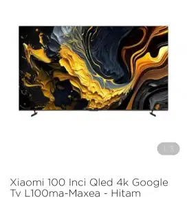 Xiaomi Qled led google tv 4k 100 inci