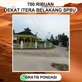 TANAH MURAH DEKAT KAMPUS TER BESAR DISUMATRA DAN DEKAT DUA JALUR ITERA