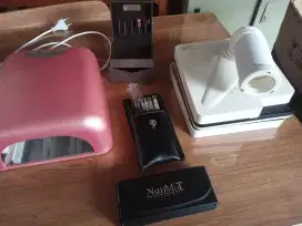 Paket Peralatan Nail Art Profesional, Made in Korea,  BONUSNYA BANYAK
