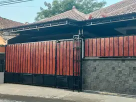 Pintu gerbang minimalis kebumen - bahan grc holo