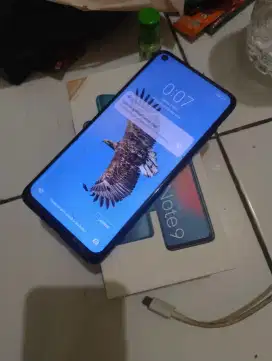 Redmi note 9   6+2/128  udh pake temperglass dan softcase
