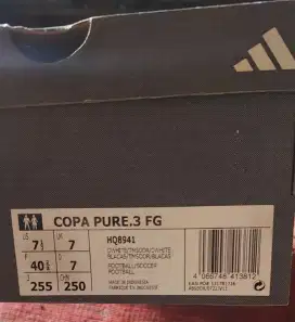 Sepatu Sepak Bola Adidas Copa Pure.3 Fg Size 40 2/3 Original