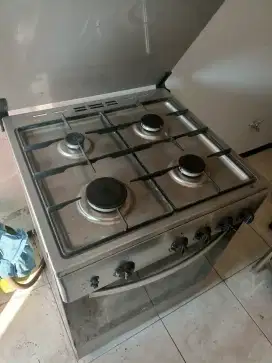 Kompor standing 4 tungku oven api bawah