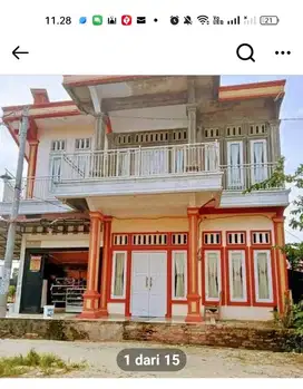 Dijual Rumah 2 Lantai Type 230/130M  Jl Garuda sakti Kampar (Riau)