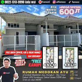 Jual rumah surabaya, rumah medokan, rumah minimalis 1 lt, rumah murah