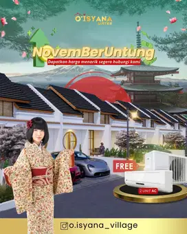 Rumah Minimalis Model Jepang Jogja 20 Menit ke Kota Dalam Cluster