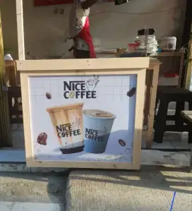 Jual Booth jualan kopi lengkap peralatan