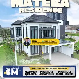 Rumah Mewah Matera Residences Full Marmer 12x25