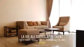 La Vie All Suites Apartment Tower Porte 2BR +1 Middle Floor Unit Furni