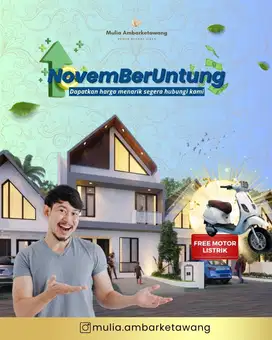 Rumah Scandinavian Yogyakarta Dalam Cluster Serasa Villa Dekat UMY