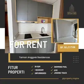 Disewakan Apartemen Tares 1 br unfurnish di jakarta barat