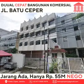 DIJUAL CEPAT GEDUNG KOMERSIAL Jl Batu Ceper Jakarta Pusat