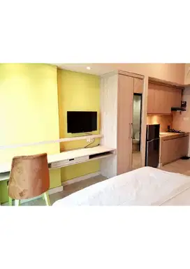 jual cepat apartemen casa de parco lantai atas full furnish