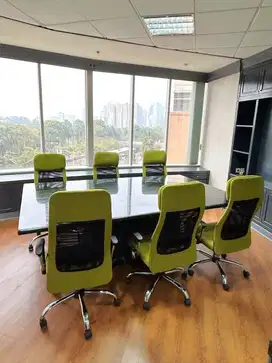 Ruang Kantor Menara Sudirman Luas 218m2 Full Furnished Strategis