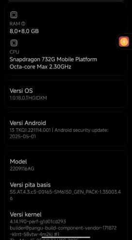 Redmi note 12 Pro, no baret Baterai bertahan 3 hari